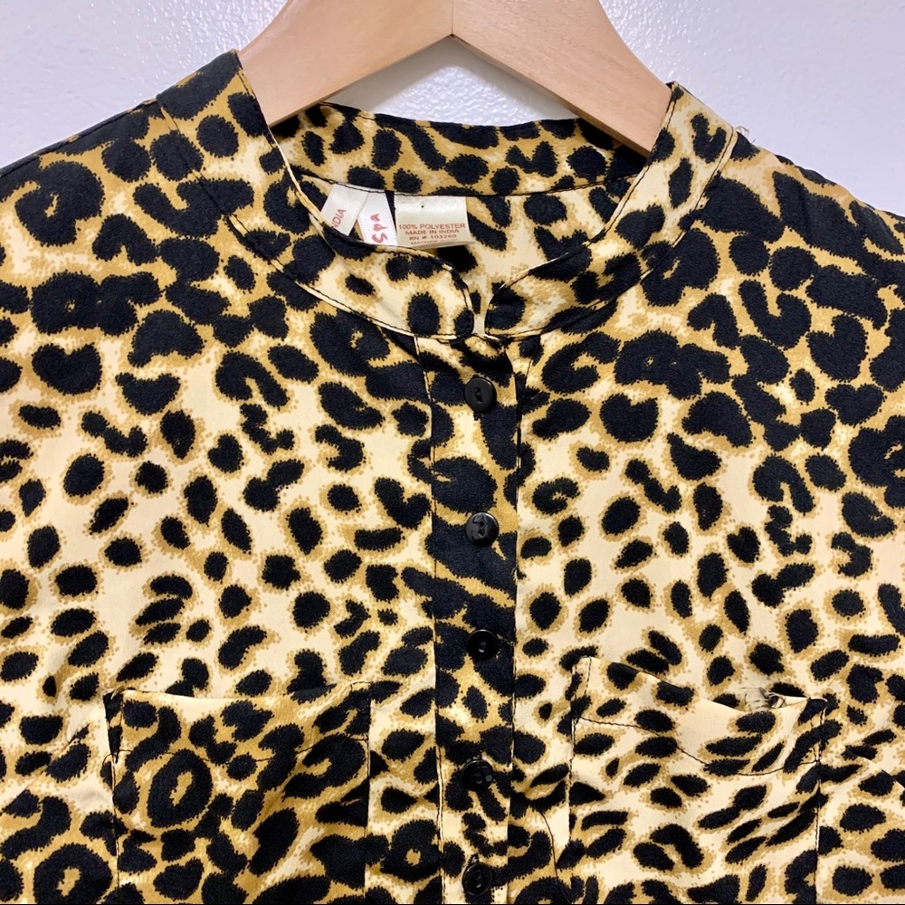 Leopard Button Up Shirt - Picture 5 of 5
